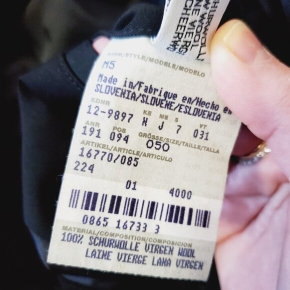 Hugo Boss Black Trench Coat for Men - Picture 7 of 8